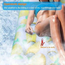 BOIA FLUTUANTE TIPO CAMA FORMATO FLOR - CONFORTO E ESTILO NA ÁGUA