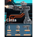 Pistola de Água Elétrica USB TURBO BLASTER 2025 – Disparos Automáticos + Luzes LED + Bateria Recarregável (A Brincadeira Nº1 do Verão!)