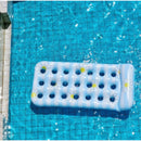 BOIA FLUTUANTE TIPO CAMA FORMATO FLOR - CONFORTO E ESTILO NA ÁGUA