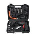 Furadeira e Parafusadeira - Kit 48 peças com Caixa de Ferramentas