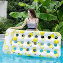 BOIA FLUTUANTE TIPO CAMA FORMATO FLOR - CONFORTO E ESTILO NA ÁGUA