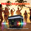 Caixa Térmica BassBox® - Música animada, sua bebida gelada.