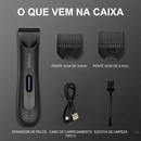 Aparador Corporal Masculino Predyee® CERAMIC PRO 2025 – Lâmina Cerâmica SkinSafe + LED + 100 % À Prova d’Água
