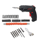 Furadeira e Parafusadeira - Kit 48 peças com Caixa de Ferramentas