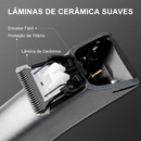 Aparador Corporal Masculino Predyee® CERAMIC PRO 2025 – Lâmina Cerâmica SkinSafe + LED + 100 % À Prova d’Água