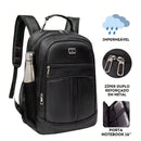 Mochila Reforçada Unissex para Viagem e Notebook - Grande, Resistente, Cabo de Aço e Moderna
