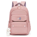 Mochila Escolar Unissex em Nylon Impermeável