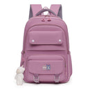 Mochila Escolar Unissex em Nylon Impermeável