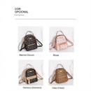 Mini Mochila Feminina Luxury Monograma