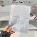 Fichário Álbum A5 de Pelúcia para Photocards - Capa Fofa com 10 Folhas Refiláveis