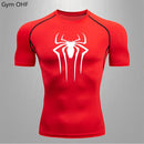 Spider Compression Shirt Mens Rashguard Fitness For Men Gym Sports T-Shirt Running Sweatshirt Outdoor Mountaineering Training
