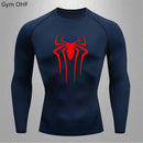 Spider Compression Shirt Mens Rashguard Fitness For Men Gym Sports T-Shirt Running Sweatshirt Outdoor Mountaineering Training