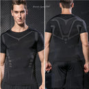 CAMISETA DE COMPRESSÃO MASCULINA ANIME BERSERK - MANGA CURTA PARA TREINOS E ESPORTES