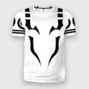 CAMISETA MASCULINA ANIME JUJUTSU KAISEN - ESTAMPA 3D PARA TREINOS E USO CASUAL