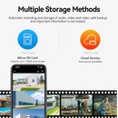 CÂMERA DE SEGURANÇA WIFI 10K COM 4 LENTES - VIGILÂNCIA PROFISSIONAL 720° COM IA