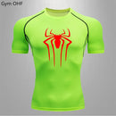 Spider Compression Shirt Mens Rashguard Fitness For Men Gym Sports T-Shirt Running Sweatshirt Outdoor Mountaineering Training