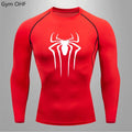 Spider Compression Shirt Mens Rashguard Fitness For Men Gym Sports T-Shirt Running Sweatshirt Outdoor Mountaineering Training