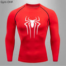 Spider Compression Shirt Mens Rashguard Fitness For Men Gym Sports T-Shirt Running Sweatshirt Outdoor Mountaineering Training
