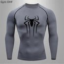 Spider Compression Shirt Mens Rashguard Fitness For Men Gym Sports T-Shirt Running Sweatshirt Outdoor Mountaineering Training