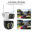 CÂMERA DE SEGURANÇA WIFI COM DUPLA LENTE - VIGILÂNCIA INTELIGENTE 360º