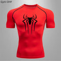 Spider Compression Shirt Mens Rashguard Fitness For Men Gym Sports T-Shirt Running Sweatshirt Outdoor Mountaineering Training