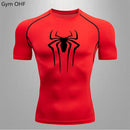 Spider Compression Shirt Mens Rashguard Fitness For Men Gym Sports T-Shirt Running Sweatshirt Outdoor Mountaineering Training
