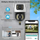 CÂMERA DE SEGURANÇA WIFI COM DUPLA LENTE - VIGILÂNCIA INTELIGENTE 360º