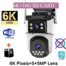 CÂMERA DE SEGURANÇA WIFI 10K COM 4 LENTES - VIGILÂNCIA PROFISSIONAL 720° COM IA