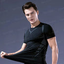 CAMISETA DE COMPRESSÃO MASCULINA ANIME BERSERK - MANGA CURTA PARA TREINOS E ESPORTES