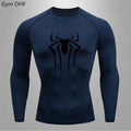 Spider Compression Shirt Mens Rashguard Fitness For Men Gym Sports T-Shirt Running Sweatshirt Outdoor Mountaineering Training