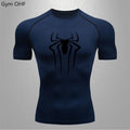 Spider Compression Shirt Mens Rashguard Fitness For Men Gym Sports T-Shirt Running Sweatshirt Outdoor Mountaineering Training