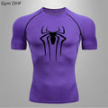 Spider Compression Shirt Mens Rashguard Fitness For Men Gym Sports T-Shirt Running Sweatshirt Outdoor Mountaineering Training