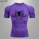 Spider Compression Shirt Mens Rashguard Fitness For Men Gym Sports T-Shirt Running Sweatshirt Outdoor Mountaineering Training
