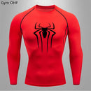 Spider Compression Shirt Mens Rashguard Fitness For Men Gym Sports T-Shirt Running Sweatshirt Outdoor Mountaineering Training