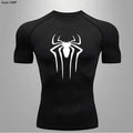 Spider Compression Shirt Mens Rashguard Fitness For Men Gym Sports T-Shirt Running Sweatshirt Outdoor Mountaineering Training
