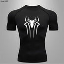Spider Compression Shirt Mens Rashguard Fitness For Men Gym Sports T-Shirt Running Sweatshirt Outdoor Mountaineering Training