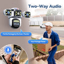 CÂMERA DE SEGURANÇA WIFI 10K COM 4 LENTES - VIGILÂNCIA PROFISSIONAL 720° COM IA