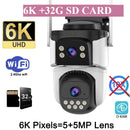 CÂMERA DE SEGURANÇA WIFI 10K COM 4 LENTES - VIGILÂNCIA PROFISSIONAL 720° COM IA