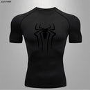 Spider Compression Shirt Mens Rashguard Fitness For Men Gym Sports T-Shirt Running Sweatshirt Outdoor Mountaineering Training