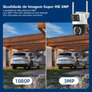 CÂMERA DE SEGURANÇA WIFI COM DUPLA LENTE - VIGILÂNCIA INTELIGENTE 360º