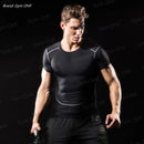 CAMISETA DE COMPRESSÃO MASCULINA ANIME BERSERK - MANGA CURTA PARA TREINOS E ESPORTES