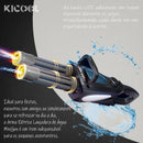 Metralhadora de Água Elétrica MiniGun com LED