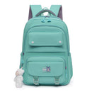 Mochila Escolar Unissex em Nylon Impermeável