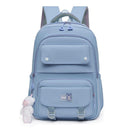 Mochila Escolar Unissex em Nylon Impermeável