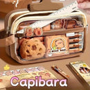 Estojo Escolar Capivara - Design Fofo e Funcional