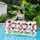 BOIA FLUTUANTE TIPO CAMA FORMATO FLOR - CONFORTO E ESTILO NA ÁGUA