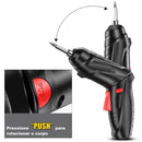 Furadeira e Parafusadeira - Kit 48 peças com Caixa de Ferramentas